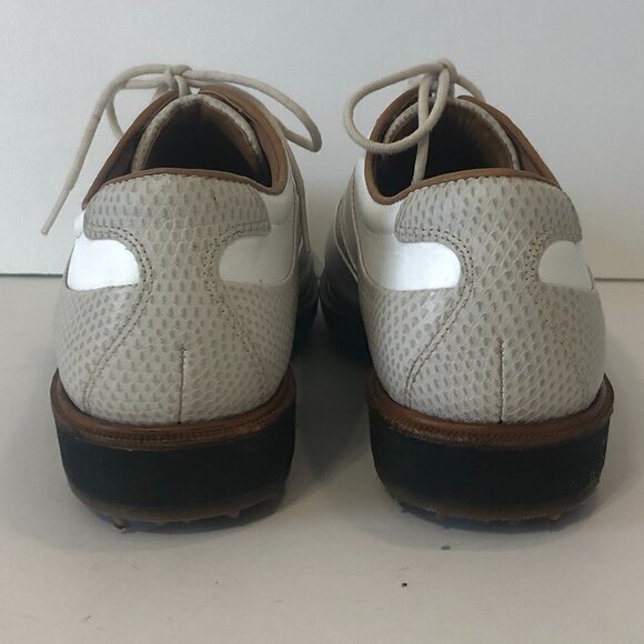 ECCO HydroMax Golf Shoes Women's Size 9/9.5 US 40 EU White Gray - Picture 3 of 12
